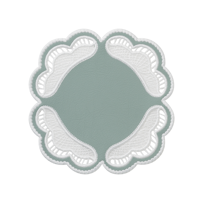 Coasters Oyster faux leather