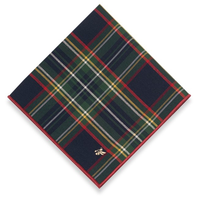 Napkins Tartan bee
