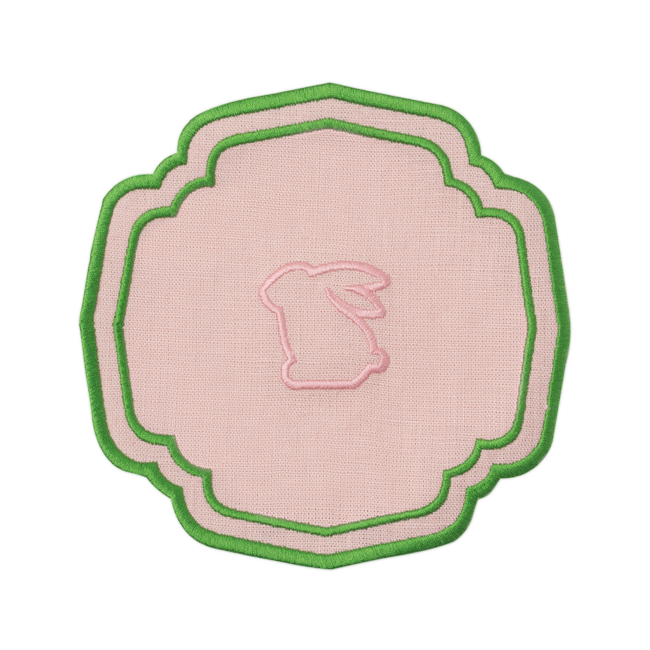 Coasters Easter bunny linen