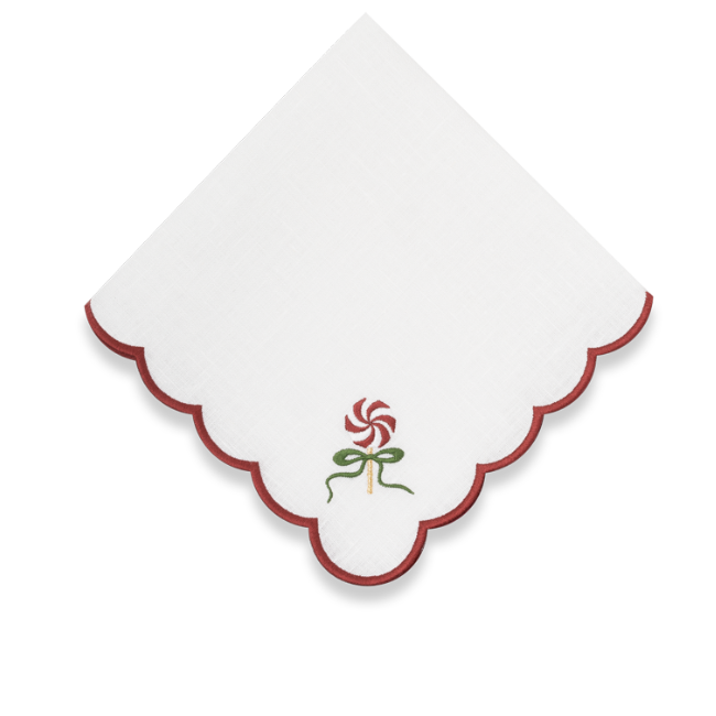 Napkins Christmas Candy