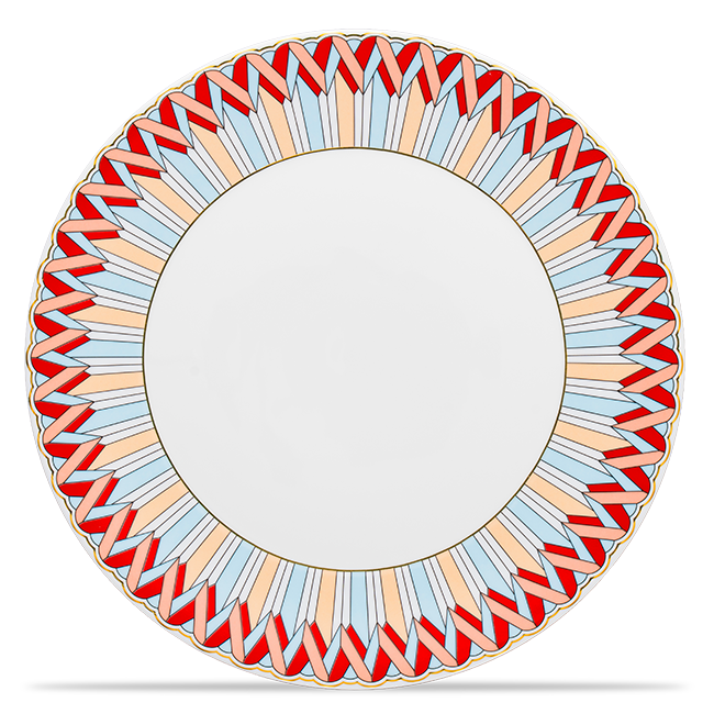 Dinner plate Éventail