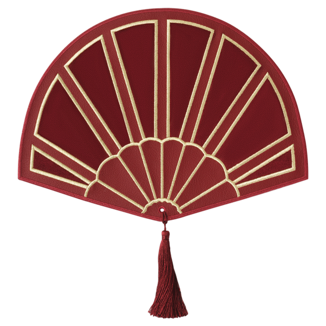 Tea placemats Orangery faux leather