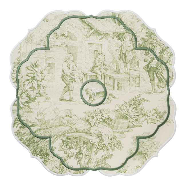 Placemats Fountain de Jouy