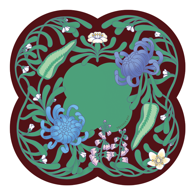 Wooden placemats Wild Garden