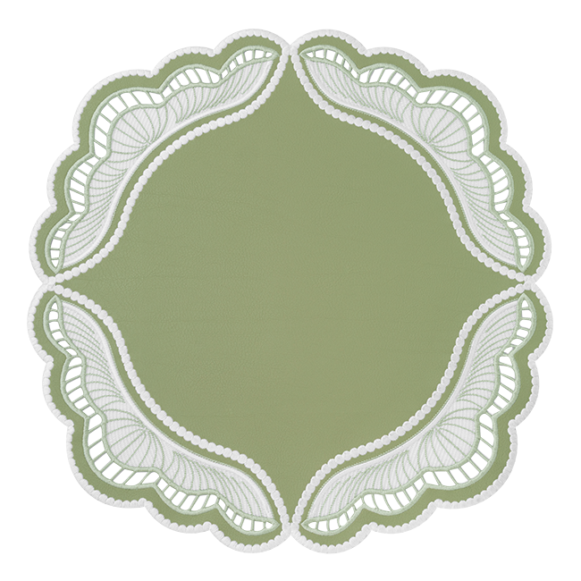 Placemats Oyster faux leather