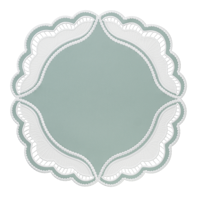 Placemats Oyster faux leather