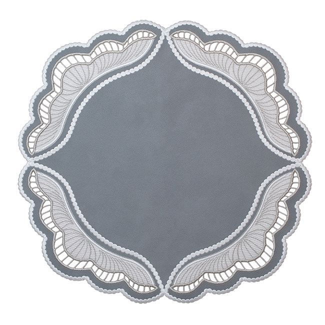 Placemats Oyster faux leather