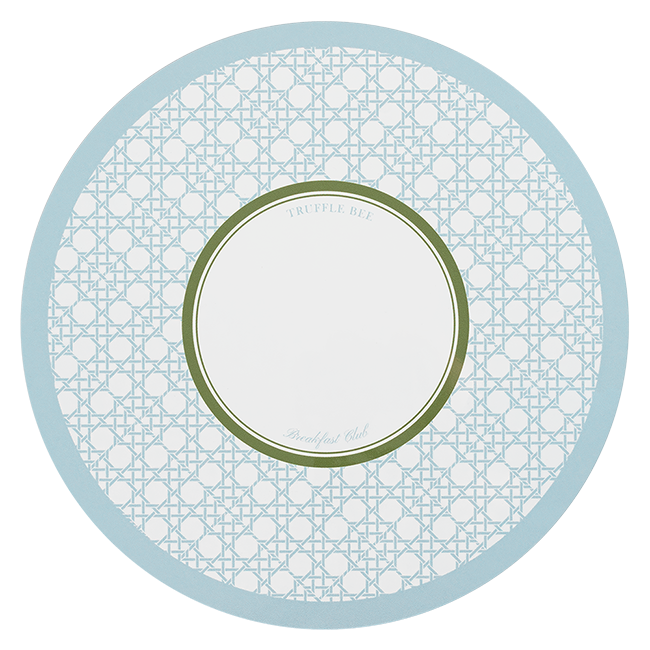 Wooden placemats Breakfast club