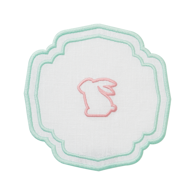 Coasters Easter bunny linen