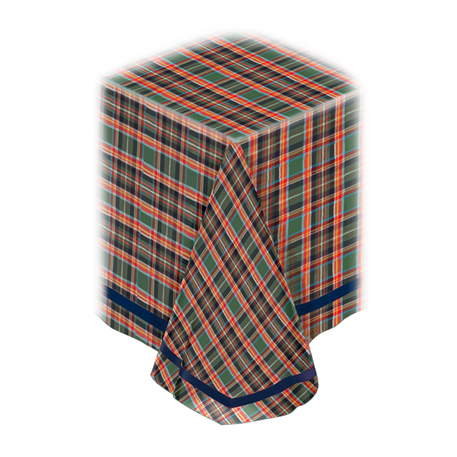 Tablecloth Tartan bee
