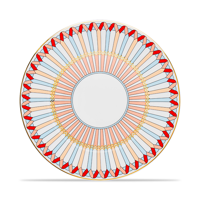 Dessert plate Éventail