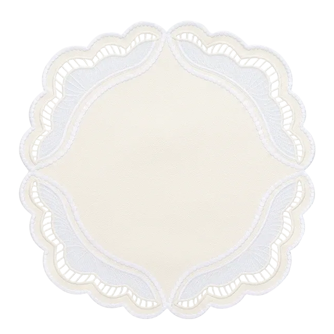 Placemats Oyster faux leather