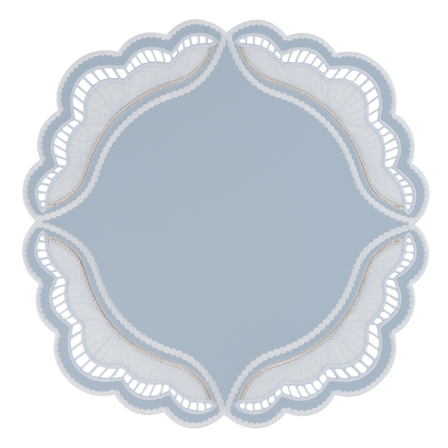 Placemats Oyster faux leather