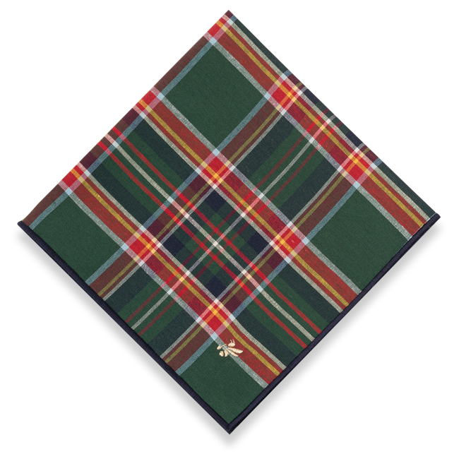 Napkins Tartan bee