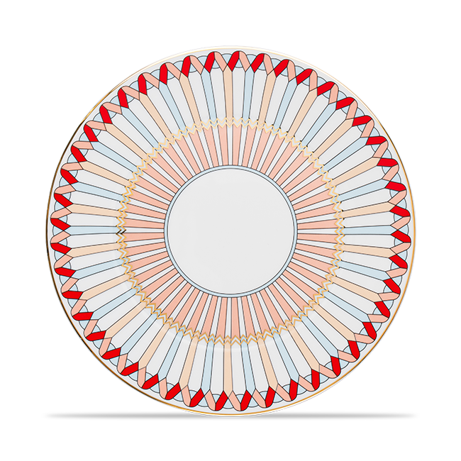 Dessert plate Éventail