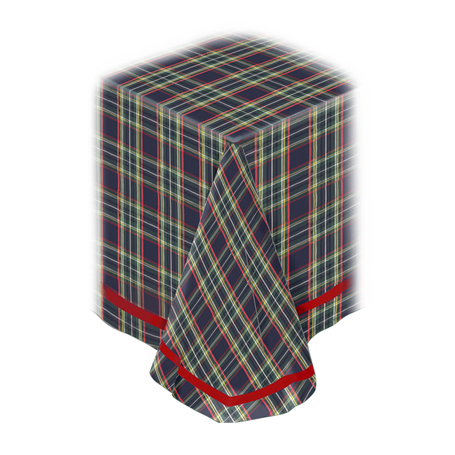 Tablecloth Tartan bee